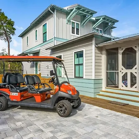 Villa Goin' Coastal Pet Friendly 6-Seater Golf Cart
